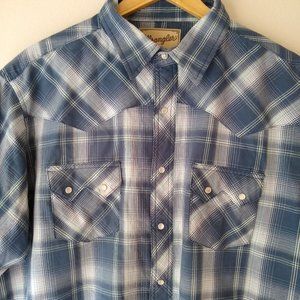 Wrangler men's western snap shirt